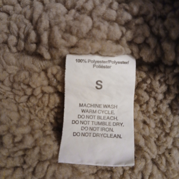 Dog Coat Polartec Sherpa Lined Hook And Loop Closure SMALL .   Warm Jacket - Picture 4 of 8